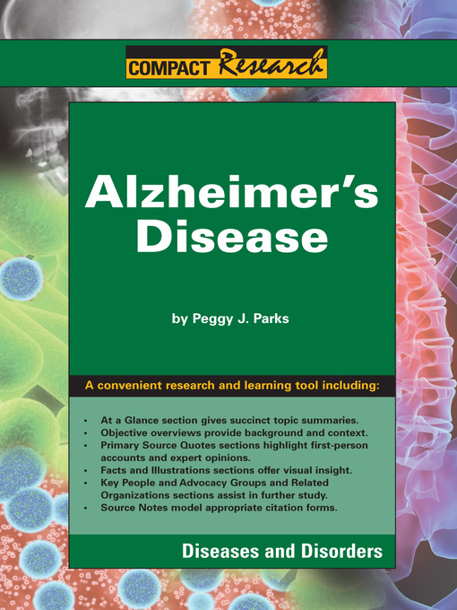 Title details for Alzheimer's Disease by Peggy Parks - Wait list